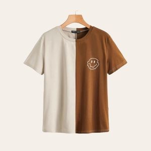 Shein Two Tone Cartoon Graphic Tee 💕